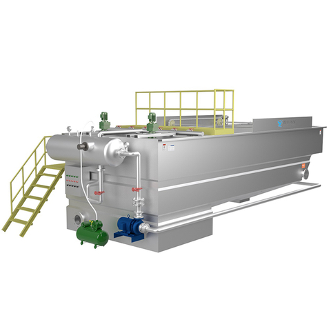 تعويم الهواء المذاب مع دلو الطين